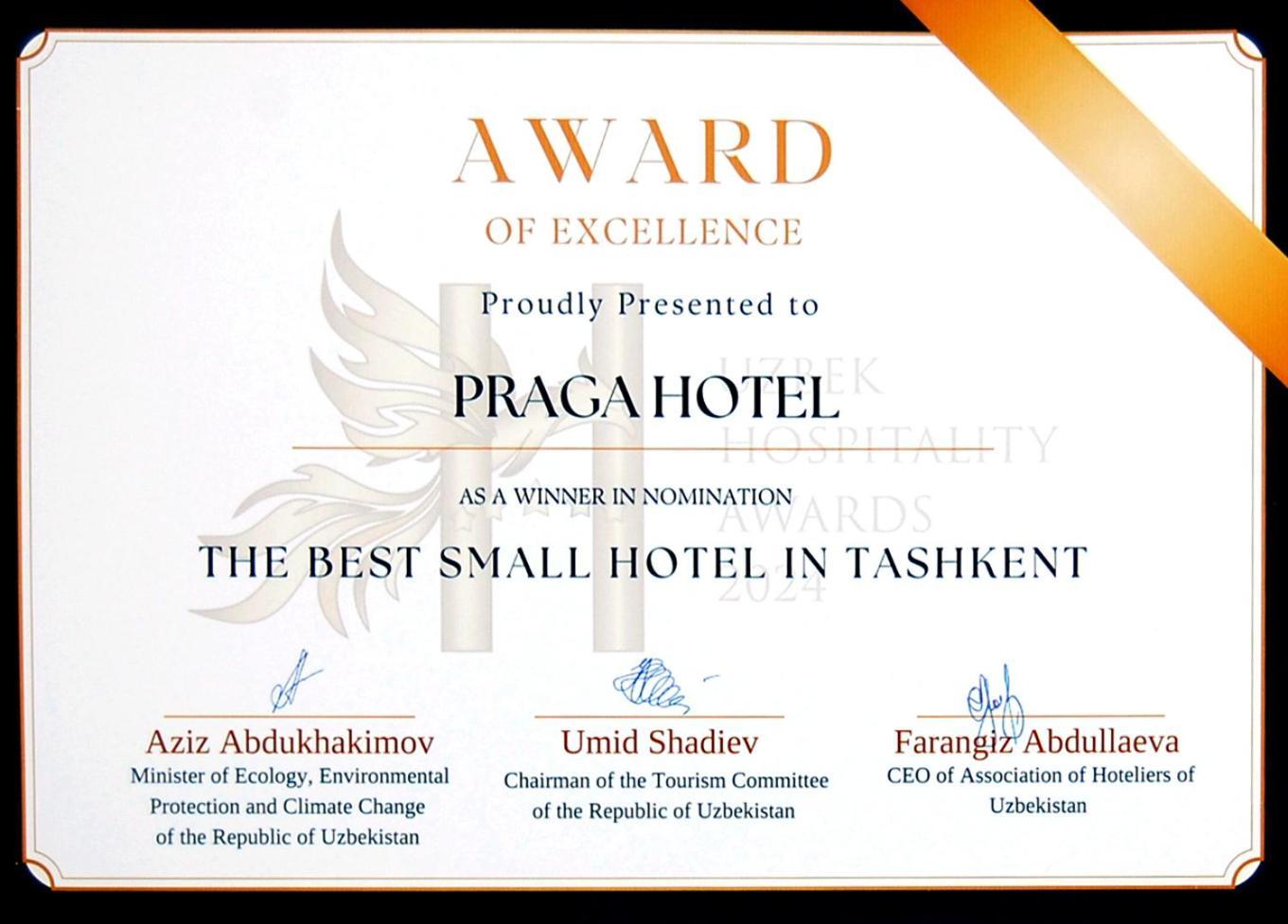 Praga Hotel Taschkent Exterior foto